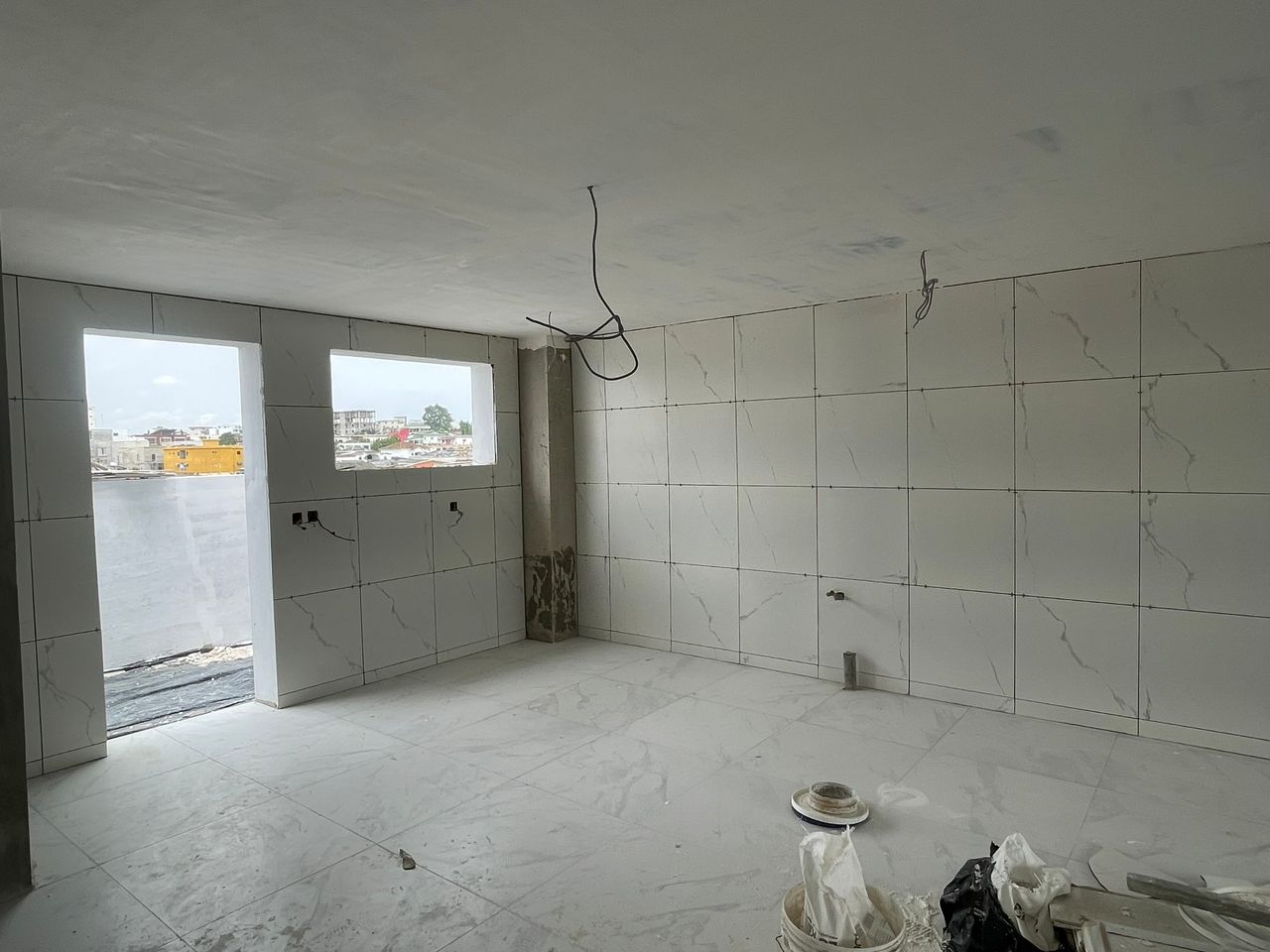 Espaces intérieurs en phase de finition